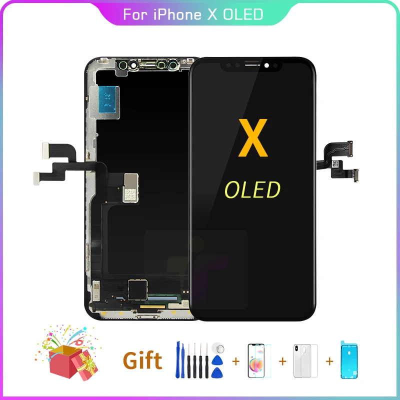 

TFT Screen for iPhone X XS XR XS Max OLED with Touch Screen Digitizer Assembly Replacement LCD