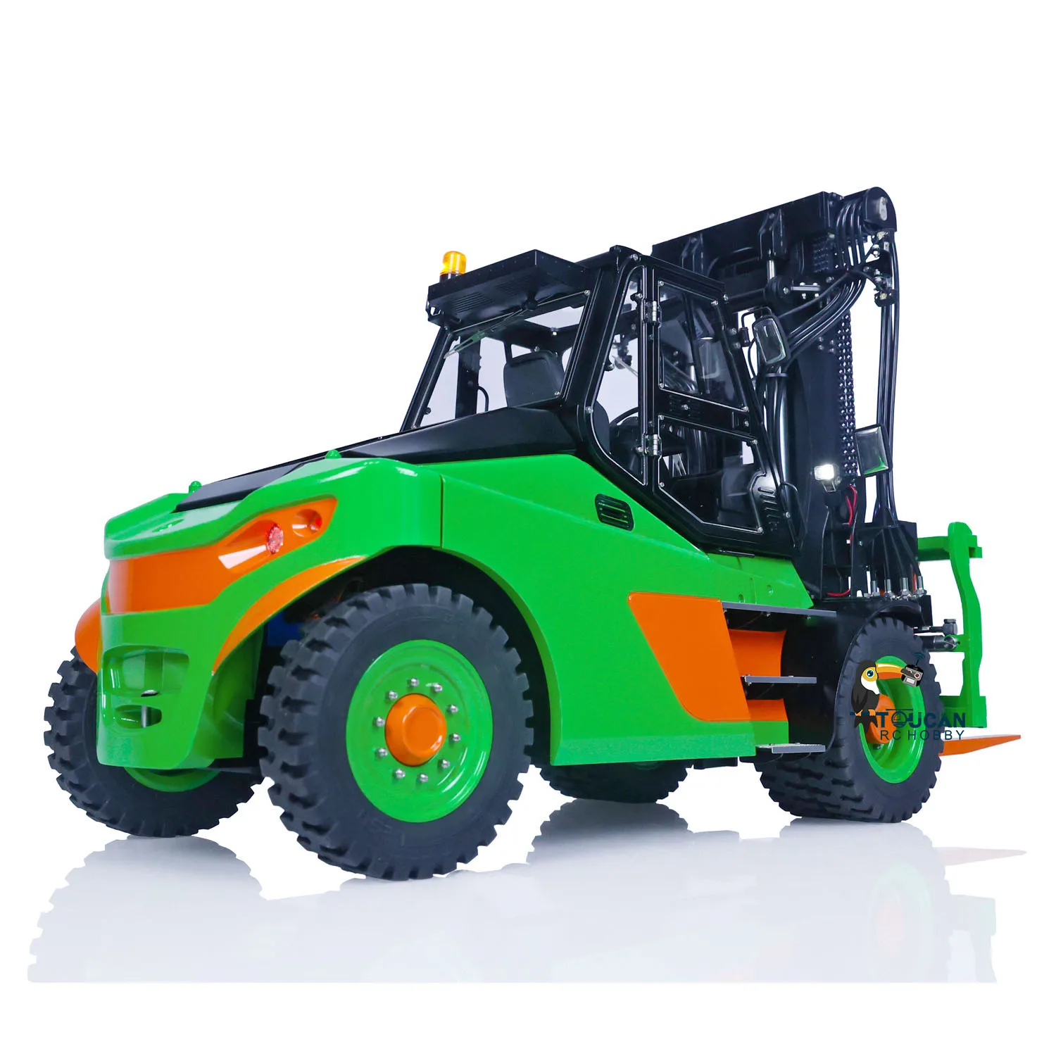 1:14 LESU Aoue-LD160S RC Hydraulic Fork Lift Metal RTR TOUCAN Painted Finished Remote Control Light Sound Trucks THZH1566 4
