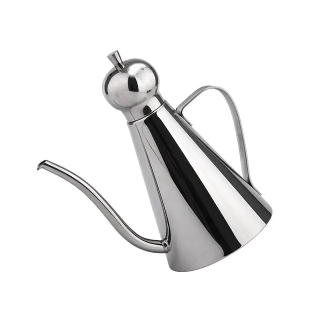 Contenitore per la conservazione dei condimenti Dispenser per aceto di olio d'oliva in acciaio inossidabile Bottiglie per condimenti per condimenti Accessori da cucina 4