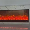 Electric Fireplace Wall Mounted and Recessed with Remote Control Ultra-Thin Wall Fireplace Heater 4