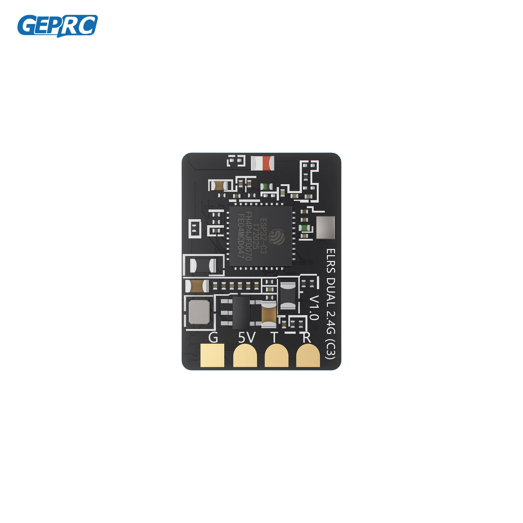 GEPRC ELRS Nano DUAL 2,4G приемник True Diversity Встроенный Wi-Fi ESP32-C3 DIY FPV Квадрокоптер Запчасти для дронов дальнего действия thumbnail 4