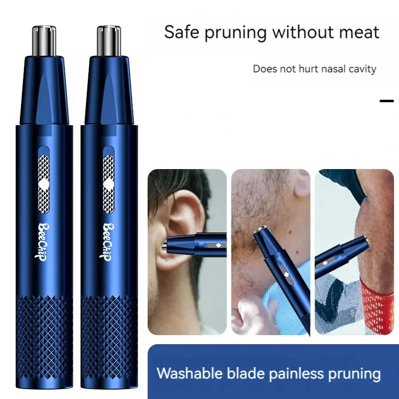 Electric nose and ear trimmer for men USB rechargeable automatic washable shaving tool smooth painless grooming