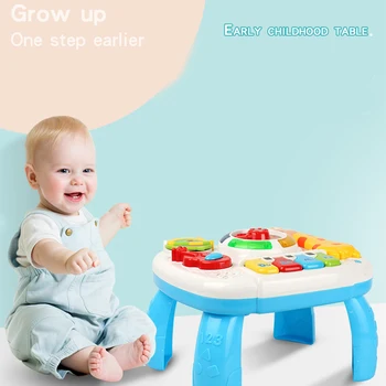 Music Table Baby Toys Learning Machine Educational Toy Music Learning Table Toy Musical Instrument for Toddler 6 Months+ 2