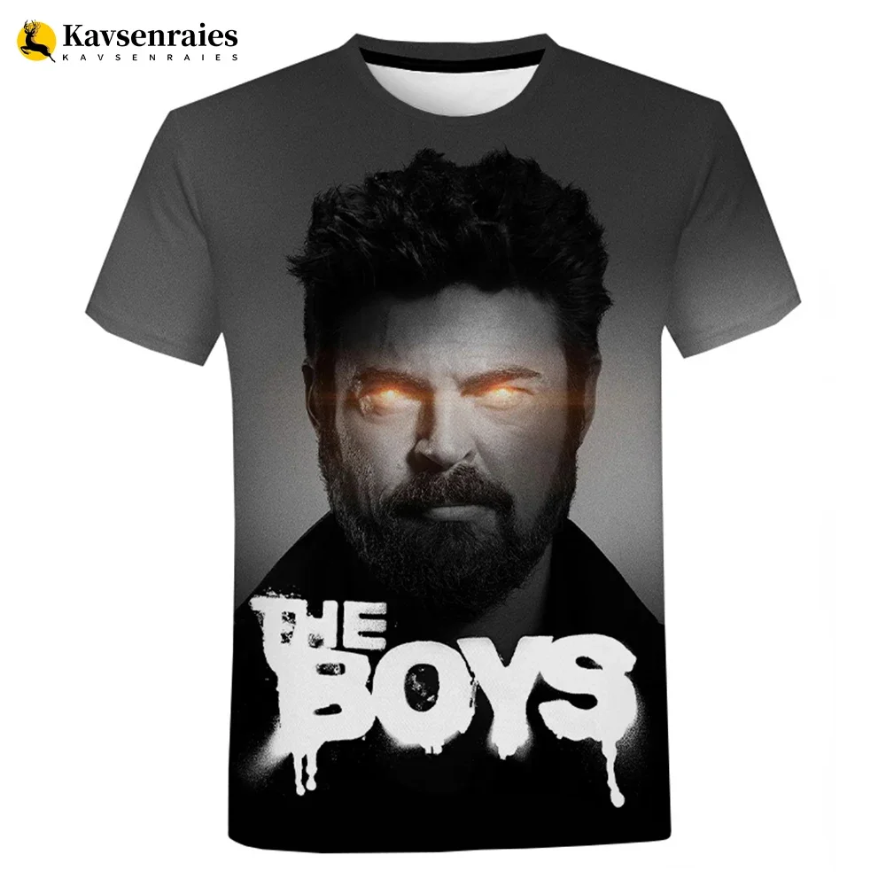 

New 2024 Hot Sale TV Movie Series The Boys Printed 3D T-shirt for Men Summer Fashion Casual Women Harajuku Streetwear Cool Tops