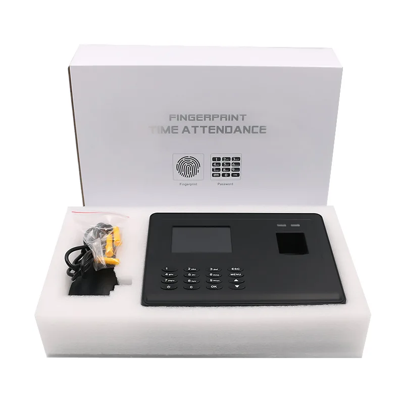 F02 Fingerprint Recognition Attendance Machine Commuting Sign In Punching Machine Can Swipe ID Card Multi-language Optional