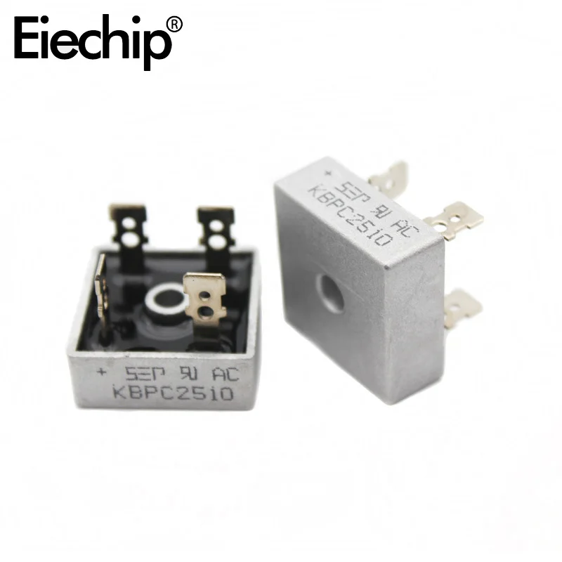 Diode bridge rectifier 2PCS KBPC2510 KBPC3510 1000V 25A 35A electronic silicon