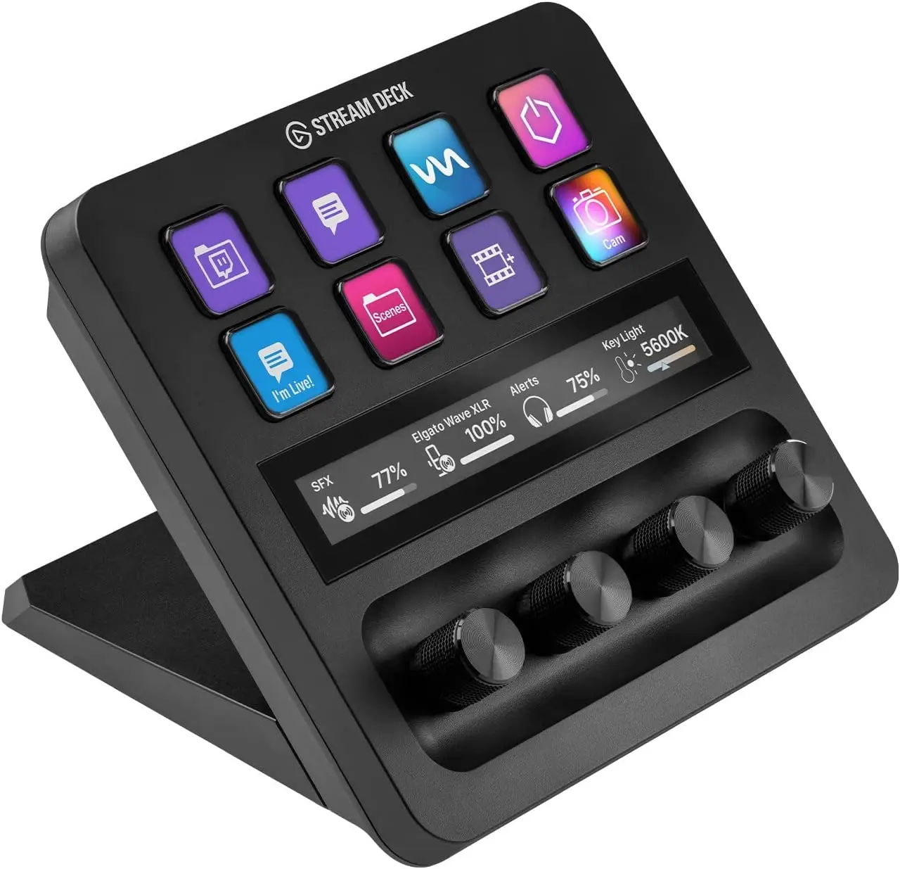 Elgato USB-C Stream Deck +, Audio Mixer, Production Console and