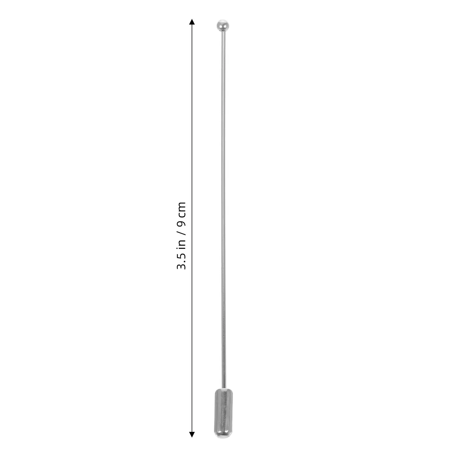 20Pcs 90Mm 금속 스틱 핀 DIY 쥬얼리 제작을위한 브로치 액세서리 코사지 부토니에 헤드 핀 의상 공예 용품