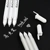 3 Pcs 0.8mm Creative White Ink Pen Highlight Marker Pen Fine Tip for Students Drawing Art Writing School Stationery Supplies 3