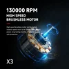 Xiaomi Mijia New X3 Violent Blower Mini Turbo Jet Fan Handheld Brushless Motor 130000 RPM Wind Speed 52m/s Multi Functional Fan 2