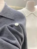 plus Size Knitted  Ne ort Sve T-irt Women's Summer Slimming Top for Heavy Girls Korean Sle Straight Cut