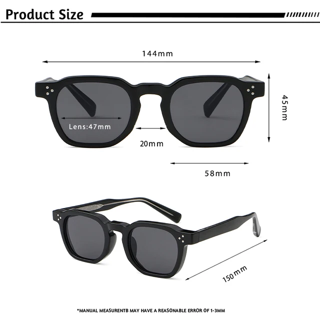 Lunettes de soleil tendance CATERSIDE pour hommes, monture carrée petite taille, design personnalisé, lunettes de soleil pour femmes, idéales pour les voyages, les fêtes, les affaires, les festivals, ou comme cadeau 5 Lunettes de soleil tendance CATERSIDE pour hommes, monture carrée petite taille, design personnalisé, lunettes de soleil pour femmes, idéales pour les voyages, les fêtes, les affaires, les festivals, ou comme cadeau 5
