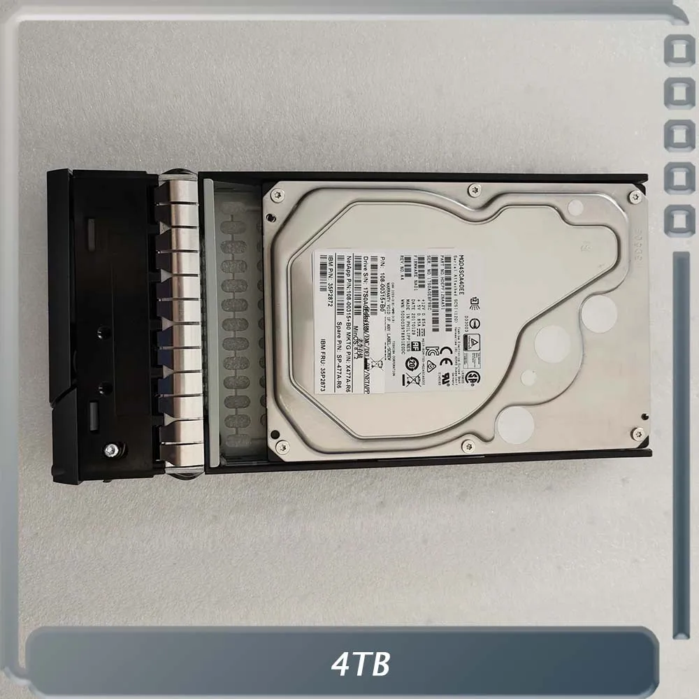 

4TB For NetApp Server Hard Disk X477A-R6 SP-477A-R6 108-00315 4T SAS 3.5"