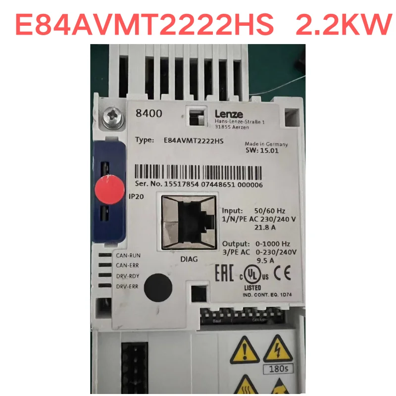 

Б/у преобразователь частоты lenze 8400 e84avmt22hs 2.2KW