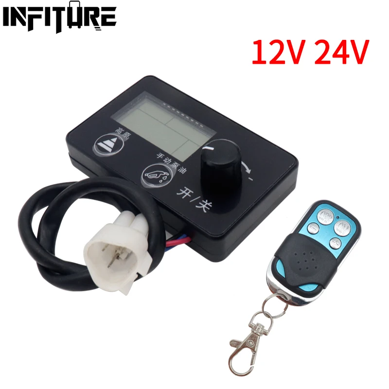 12v 24v Air Diesel Parking Heater Lcd Monitor Remote Control Controller Switch With Car Remote