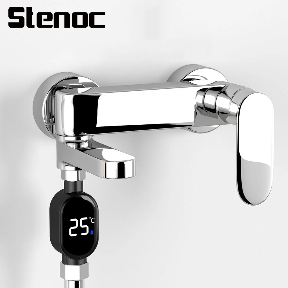 Bathroom Water Thermometer 0℃~99℃ Home Shower Accurate Temperature Measurement Smart Meter