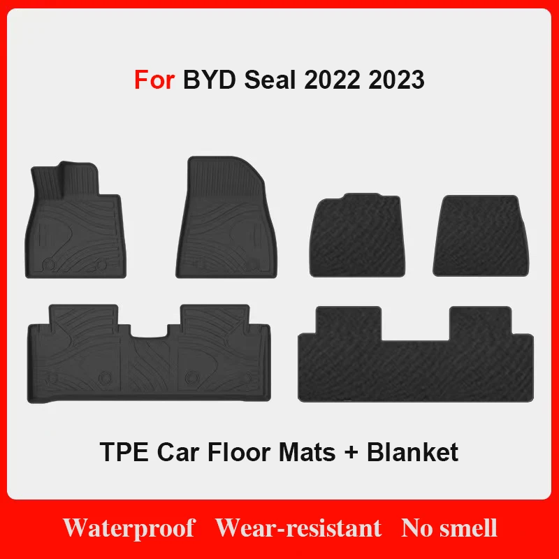 Accessori Per Interni Auto Su Misura Tappetino In Tpe Per Byd Seal 2022 2023 Tappetino Per Bagagliaio Per Byd Seal Ev Guida A Sinistra