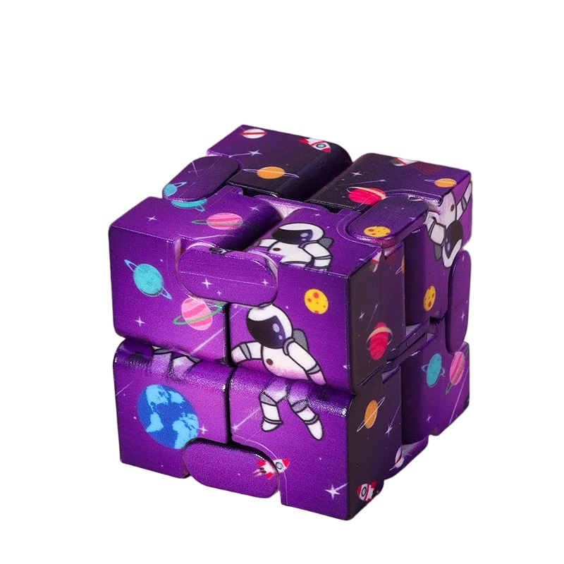 Infinity Cube Flip Thd juguetes juguete de ansiedad yemas de los dedos para juego rompecabezas antiestrés dedo mágico Fidget autismo regalos de mano niños