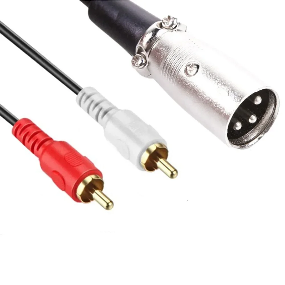 RCA ̺  ̺, 2RCA-XLR ĳ   1.5 m, ũ Ŀ  ܼ  XLR ̺ Ŀ