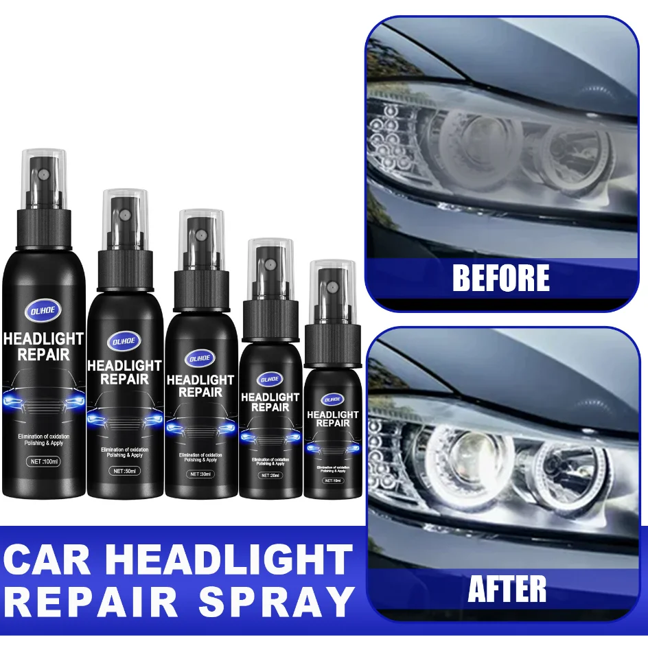 Car Light Restorative, Scratch Remover Repair Fluid Headlight Renewal
