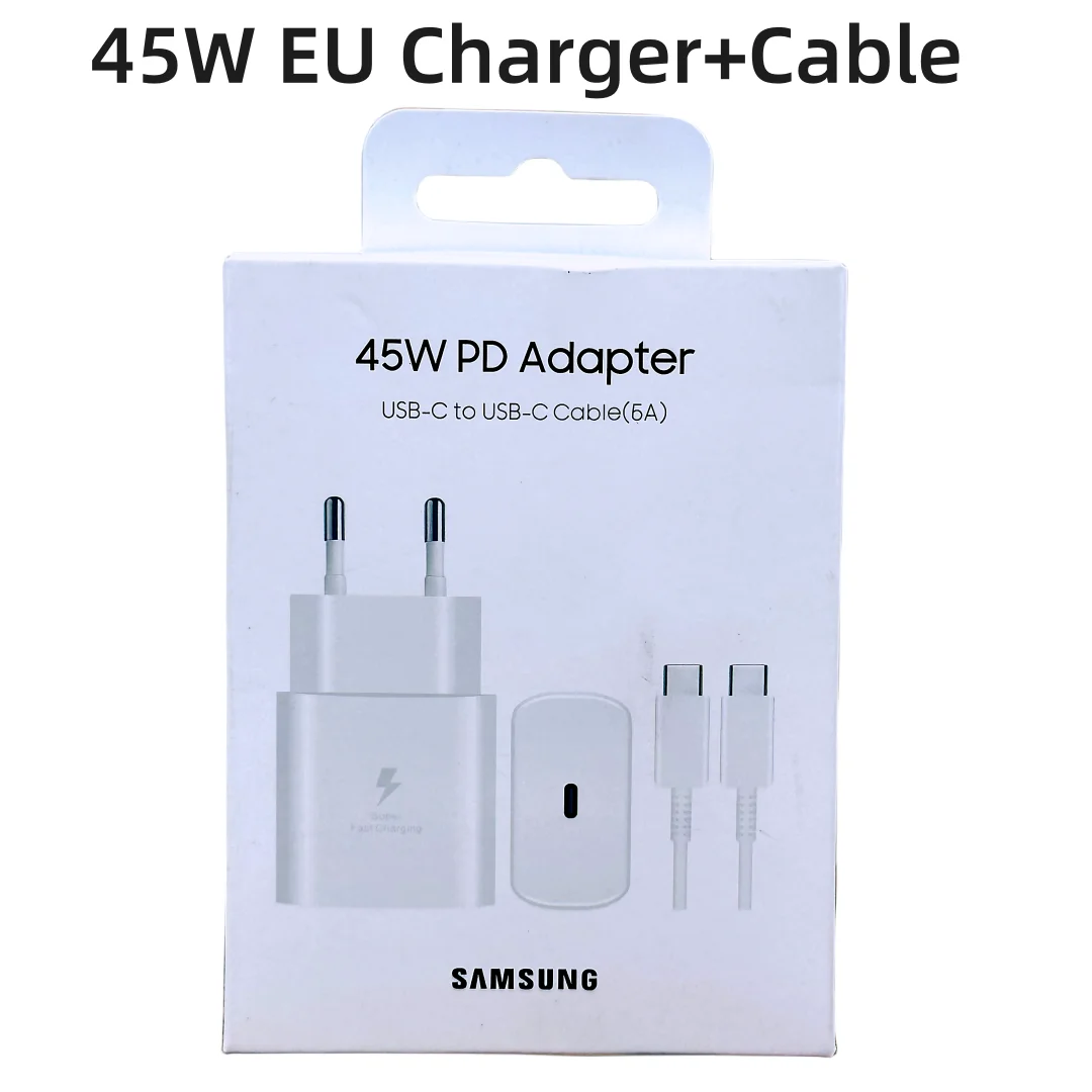 Samsung 45W Ultra Fast Charger with Genuine 5A Cable