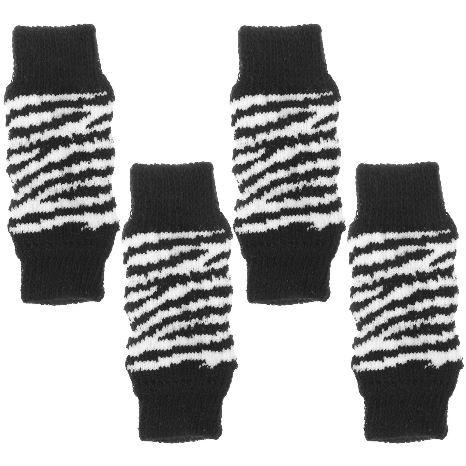 

Protector Dog Anti-dirty Socks Pet Zebra Elastic for Cotton Breathable Elbow Protectors