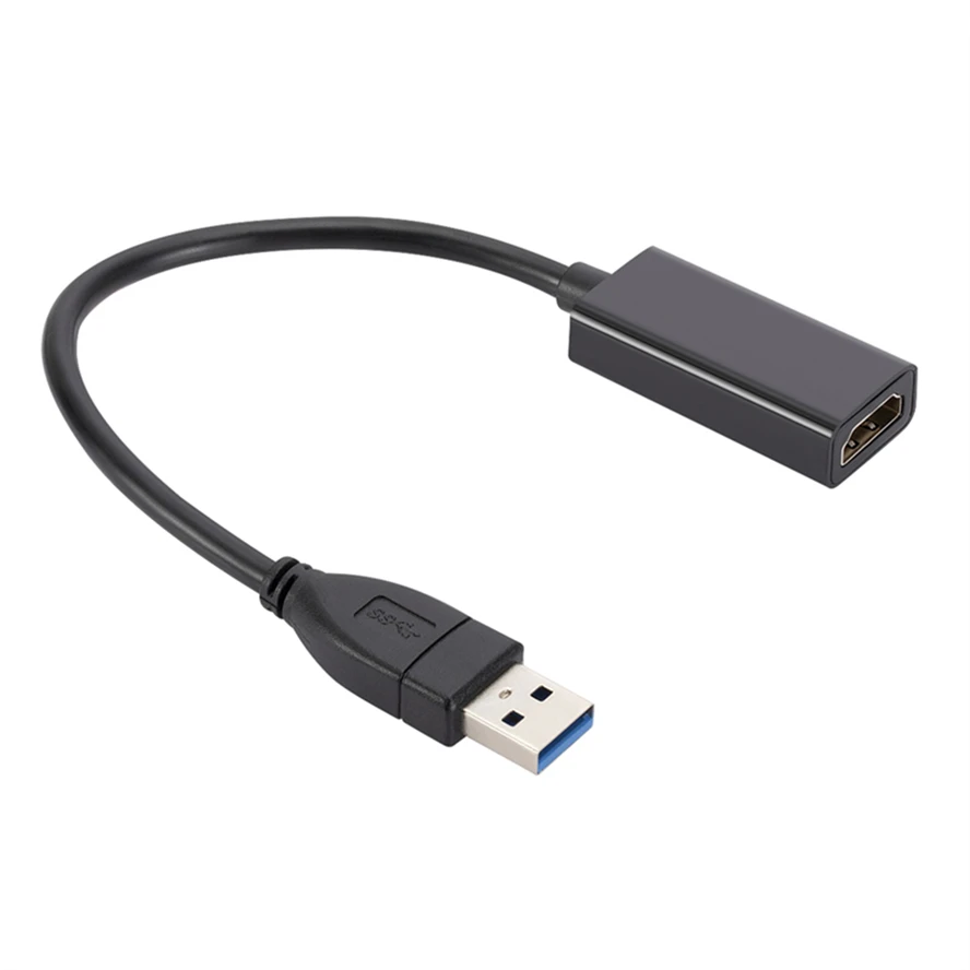 USB 3.0 para HDMI, conversor de áudio