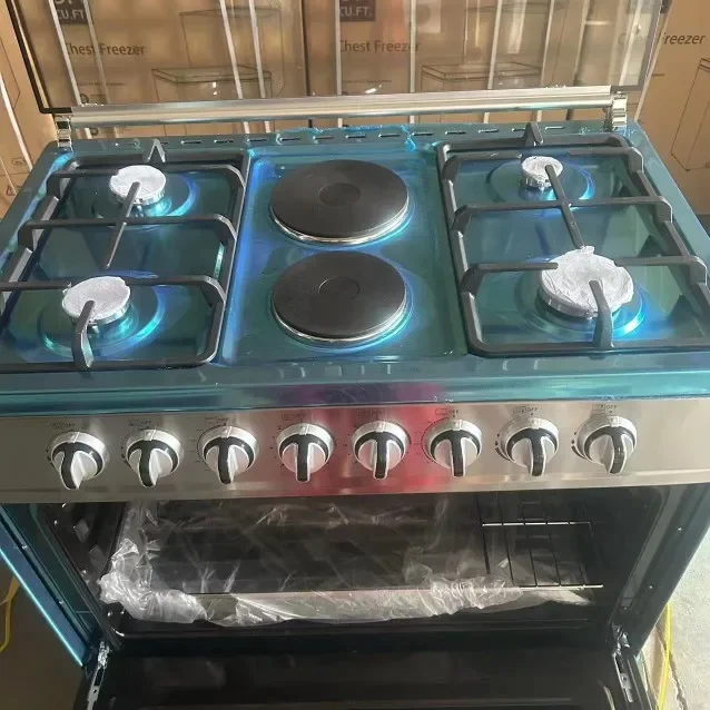Hot Sale Baking Cooking Appliances Gas Range Free Standing Oven With Grill Four Burners Gas Stove Cooking Stove