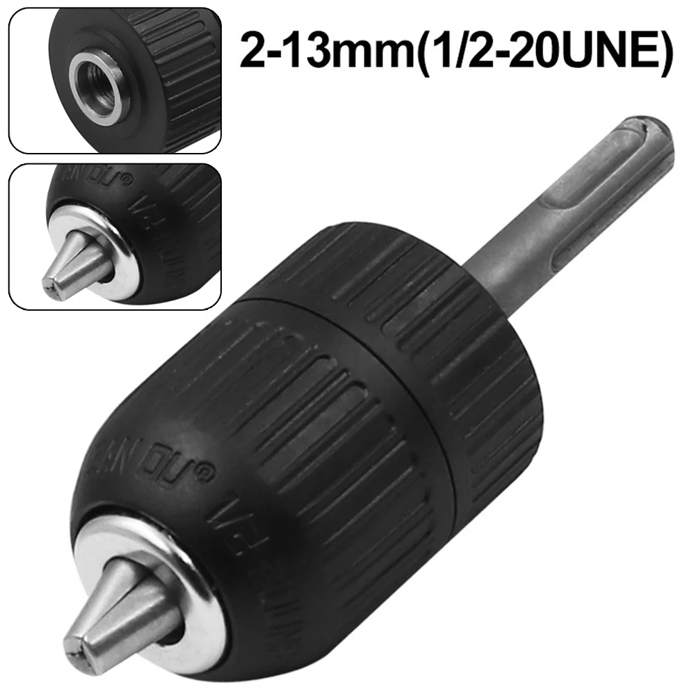 

2-13 мм БЕСКЛЮЧЕВОЙ сверлильный патрон с хвостовиком UNF Femal thread для адаптера SDS Plus, аккумуляторная перфораторная дрель, запчасти для электроинструментов