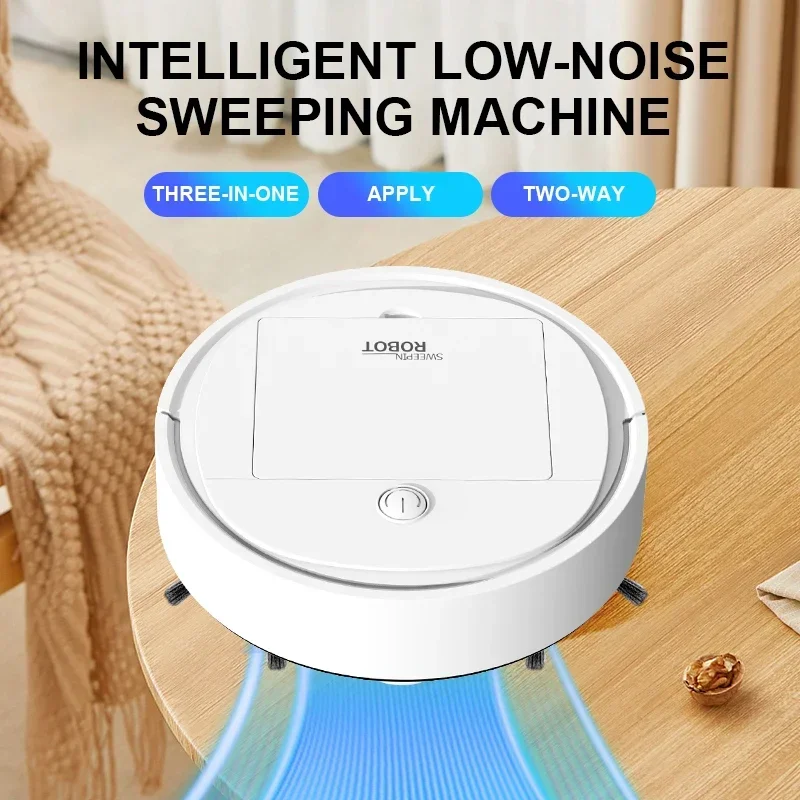 USB Sweeping Robot Vacuum Cleaner Mopping 3 In 1 Smart Wireless 1500Pa Dragging Cleaning Sweep Floor for Home Office 3