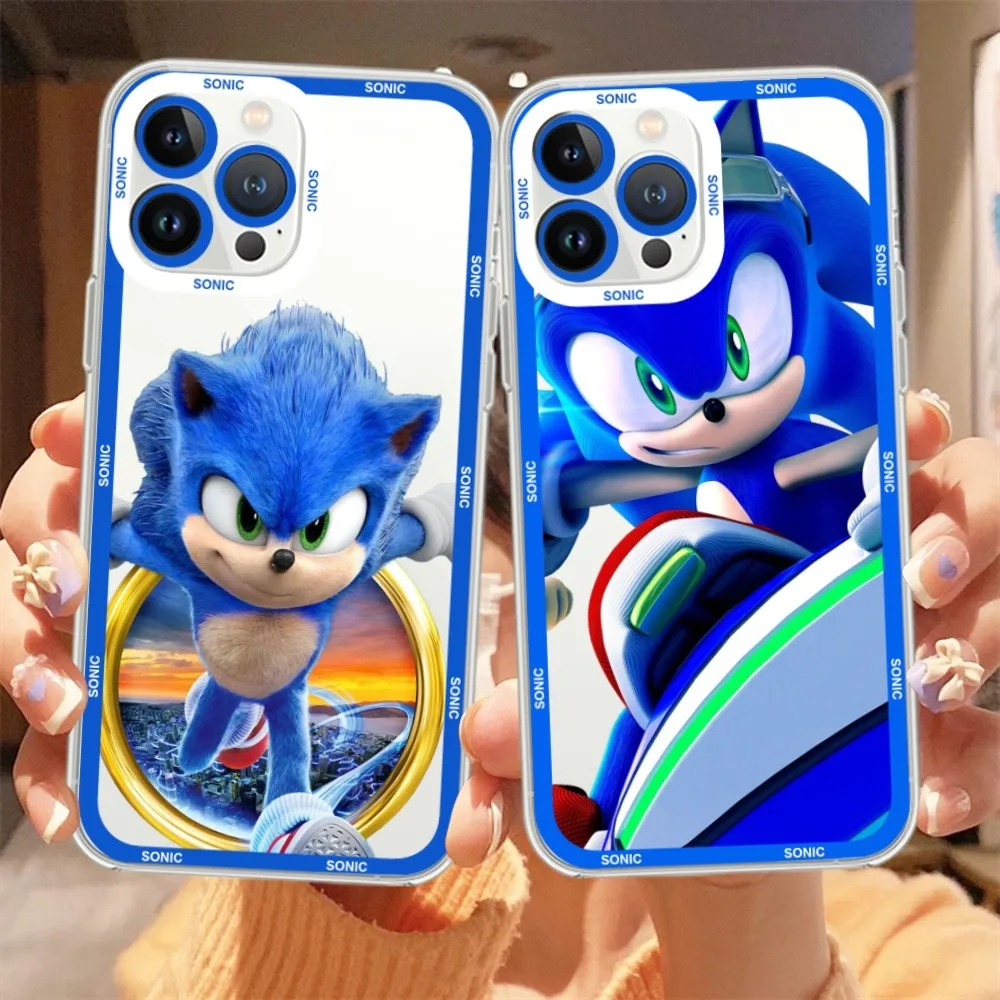 Cartoon S-Sonics T-The H-Ricci Custodia Per Telefono Per Iphone 15 13 14 12 11 Pro Max X Xr Xs Max
