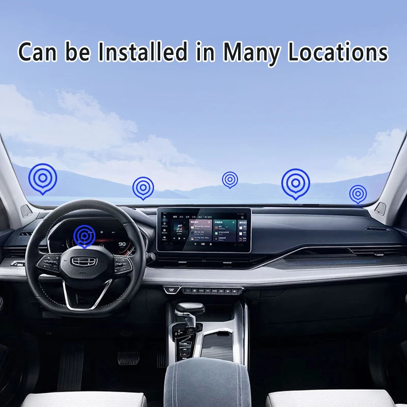 Sleek Magnetic Car Phone Holder with 360° Rotation Capability