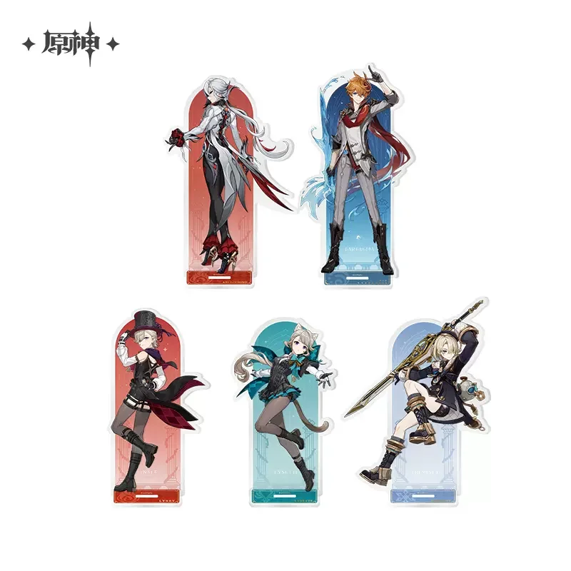 

Sunsyea Genshin Impact официальный Merch miHoYo оригинальная Подлинная серия Fatui акриловая подставка Lyney Arlecchino Freminet