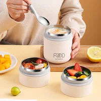 Lunch Boxes Lunch Bag 304 Stainless Steel Lunch Box For Kids Lunch Bags  Portable Folding Spoon Lunch Box Kids Thermal Bento Box 1