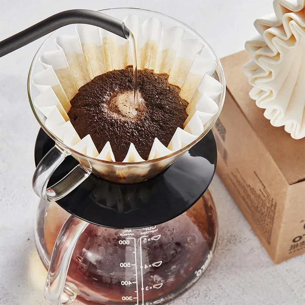 V60 Coffee Filter Paper - 155mm - 50/100 Pcs - أور...