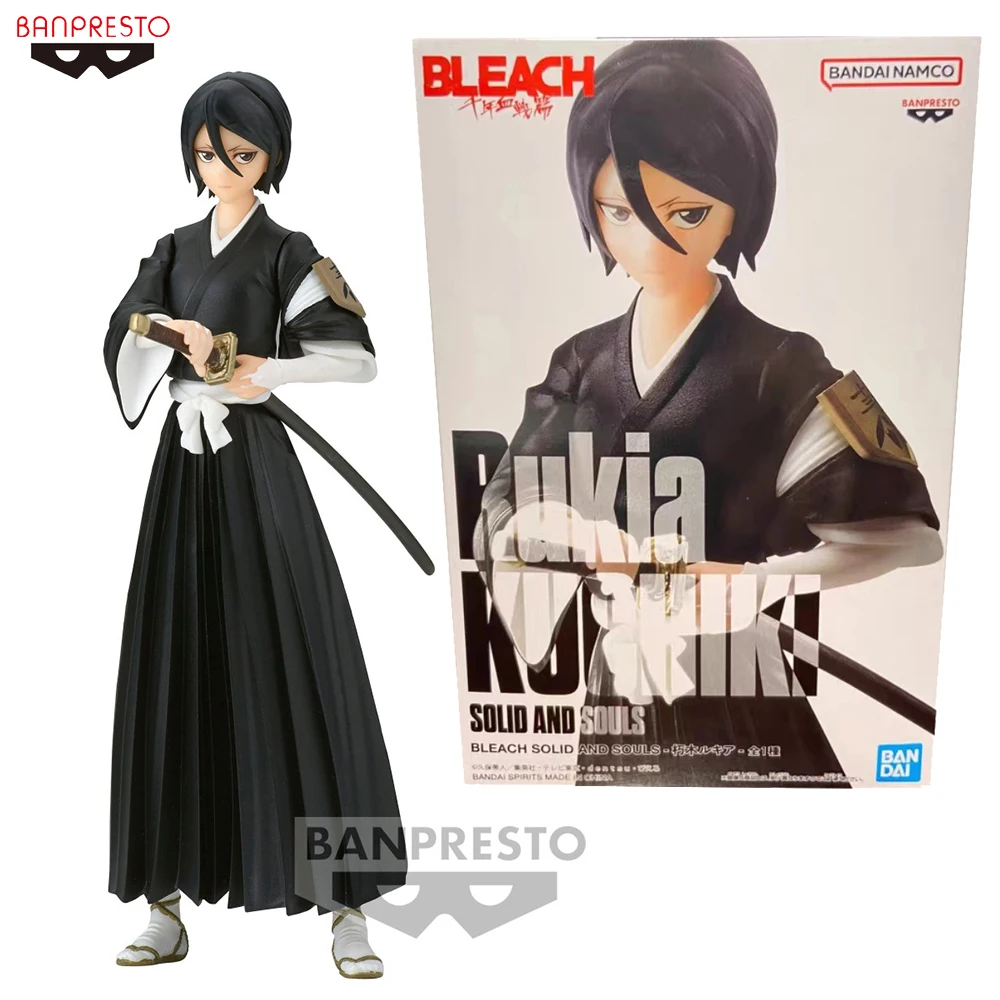 

Фотофигурка в наличии Banpresto SOLID AND души Kuchiki рукация (отбеливатель) 14 см Изысканная аниме экшн-фигурка коллекционные игрушки