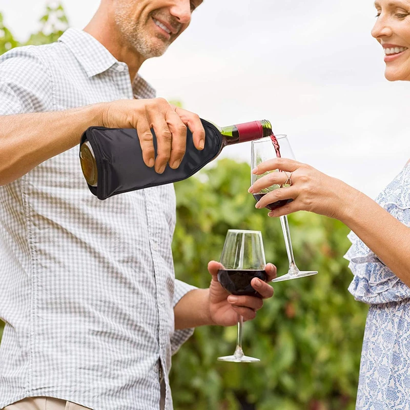 Borsa per Vino da Spiaggia, Borsa per Vino con Dispenser di Bevande, Borsa a Tracolla Portatile per distribuzione di Vino, per Spiaggia, Viaggi, Picnic, Campeggio, Regalo per Gli Amanti del Vino