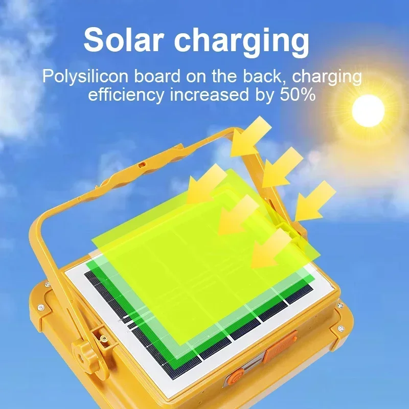 Camping Lantern 20000mAh Solar Rechargeable LED Tent Light Magnet Flashlight Power Bank Emergency Lamp led flashlight led lights camping lamp camping lights solar lantern