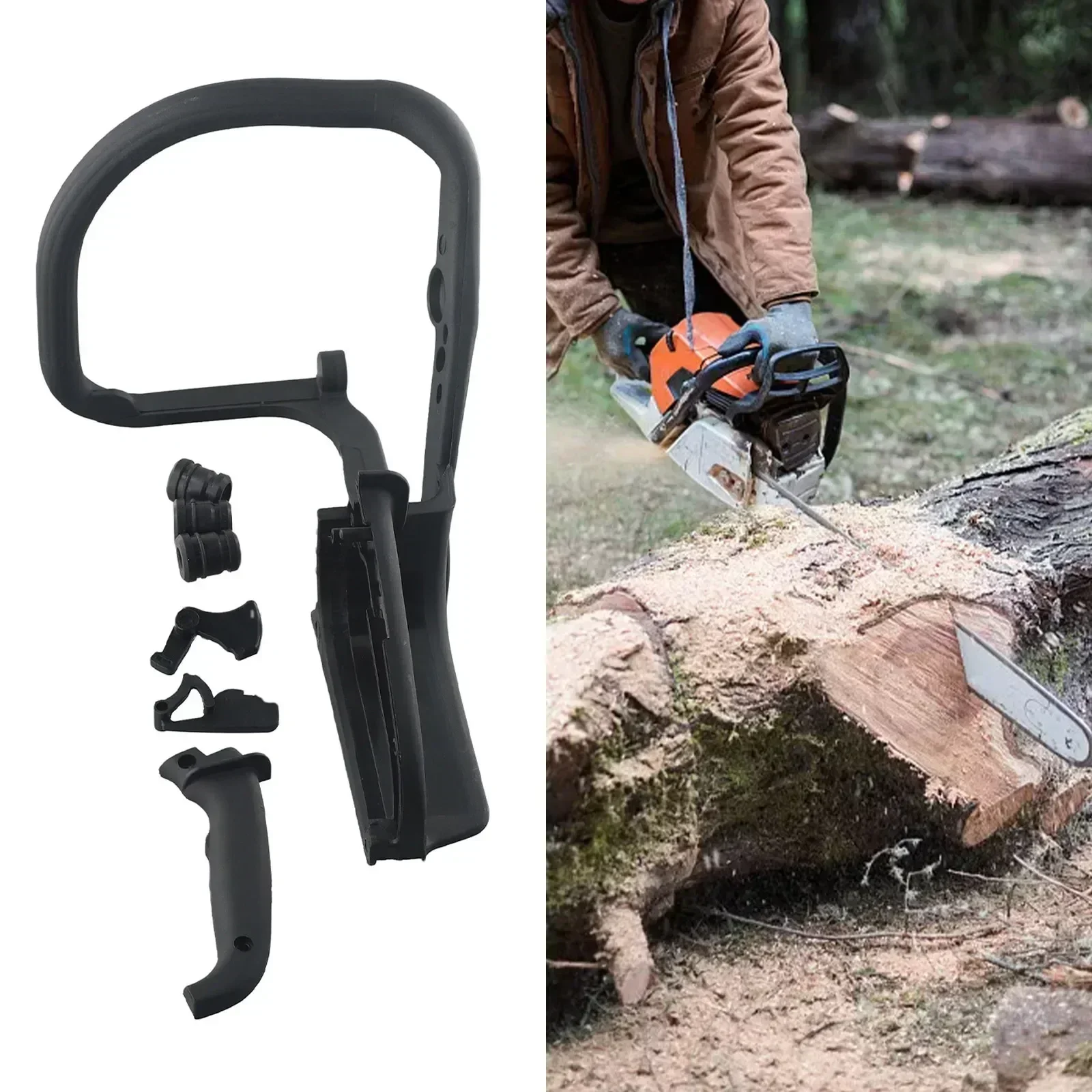 Chainsaw Handle Accessories With er For Stihl 017,018,MS170,MS180 Chainsaw 1130 791 4901 Handle Bar Power Equipment Tools