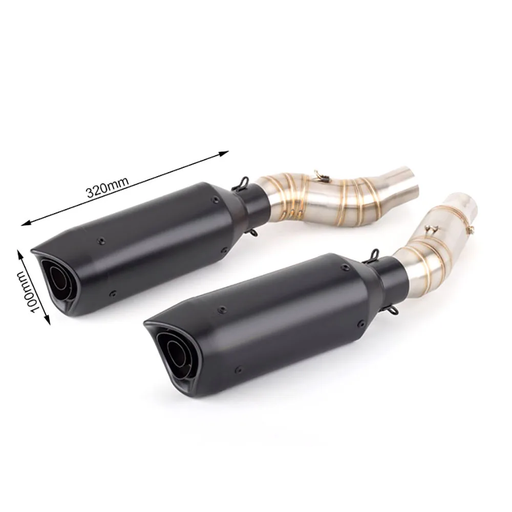 

For Ninja 1000 Z1000 Z1000SX 2010 - 2020 Motorcycle Exhaust Escape System Modified Double Muffler Middle Link Pipe DB Killer