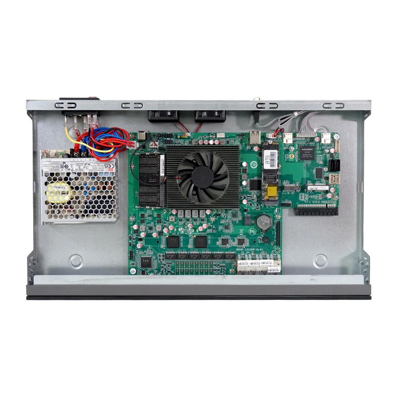 1U Rack Server Intel Atom C3758 6x1GbE Quad Port 10G SFP+ for Firewall Router Server With 16GB RAM 128GB SSD BKHD-1310NP-6L4S