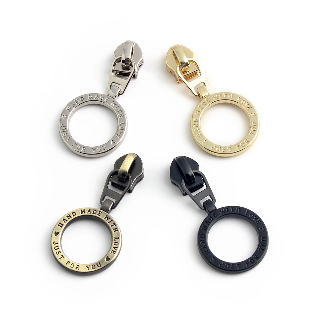 Versatile Metal Zipper Pull Repair Kit for DIY Garments and Sewing Projects - 5# Sliders