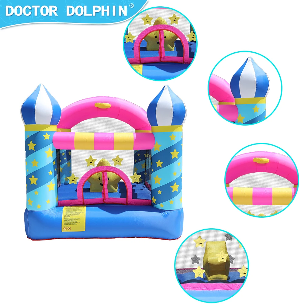 Mini Bounce House Star Inflatable Bouncy Castle Jump Castle Soft Bouncing House For Kids Party