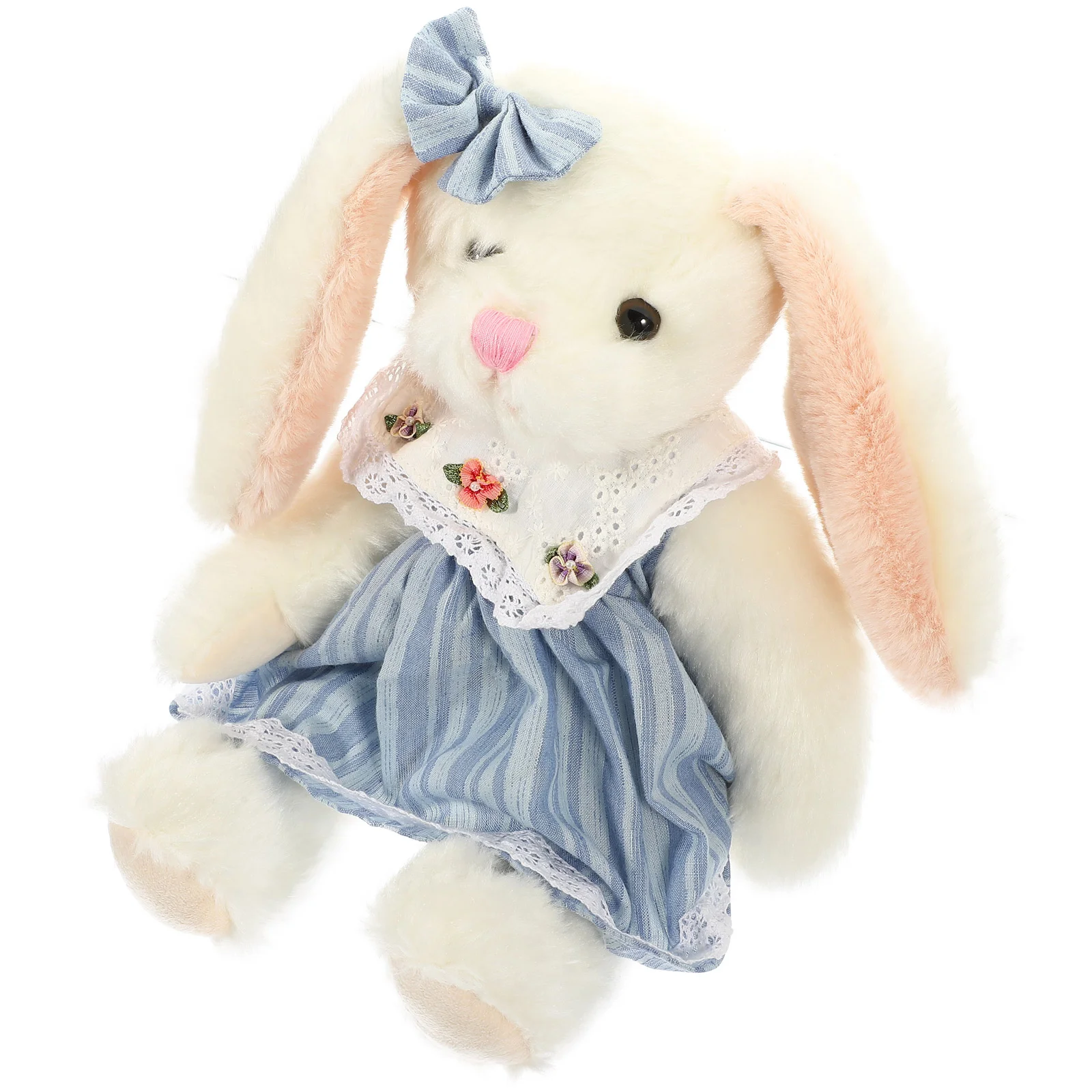 

Rabbit Plush Toy Stuffed Animal for Kids Kawaii Childrens Toys Bunny Pp Cotton Cute Animals Work