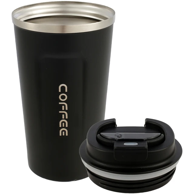 Eummy 510ml Smart Coffee Cup with Temperature Display Stainless Steel  Travel Mugs Leakproof Insulated Tea Cups Bottle for Camping Travel