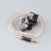 SeekReal Dawn 10mm*14mm Square Planar Driver + 1*BA Hybrid Drivers HiFi In-Ear Earphones with 0.78 2pin Detachable Silver-plated 5