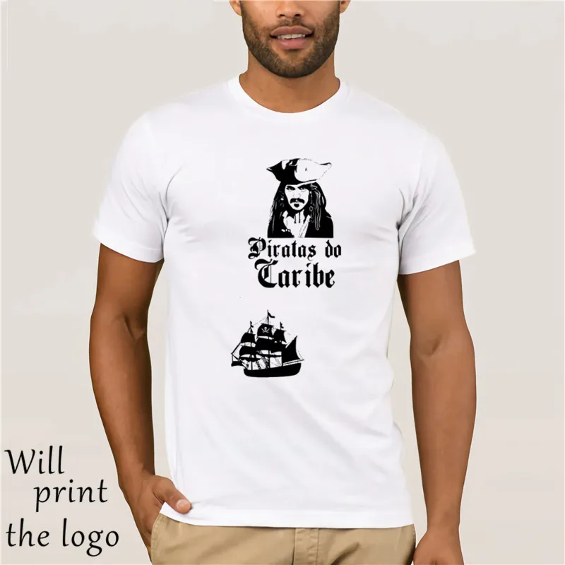 Camisas Camisetas Piratas Do Caribe Filme Personalizada Moda