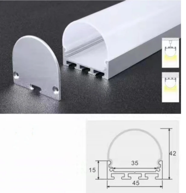 2m/pcs Extrusion aluminium led lighting profile LED Aluminum