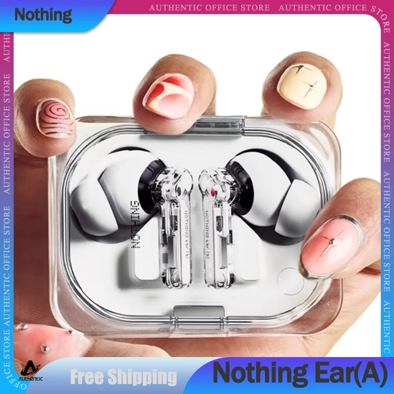 

Nothing Ear(A) Earphones Noise-Cancelling Bluetooth Wireless Headset Sound Evolution Waterproof Transparent White Earphones Gift