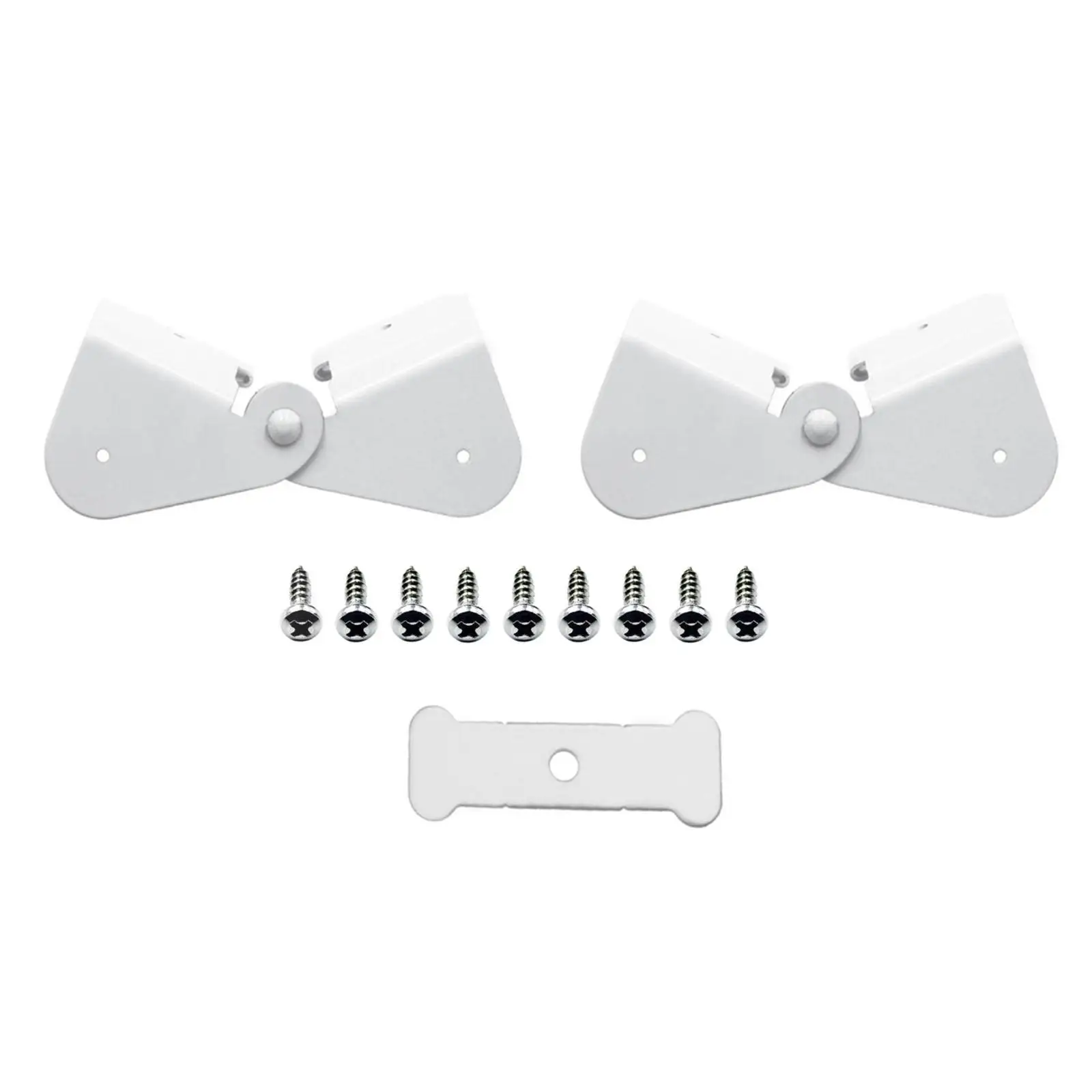 2x Gutter Extension Hinge Downspout Extension Replacement Practical for Rectangle Downspout Gutter Flip up Hinges
